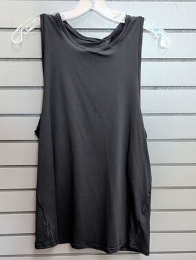 Women’s NWT Tie Black Sleeveless Tank Top - Lightweight Performance Style
